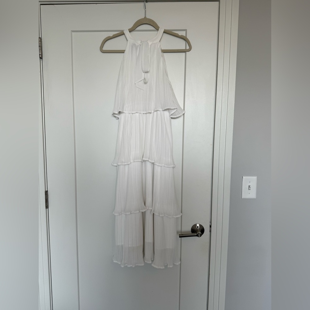 White Ruffled Dress - Picture 7 of 7